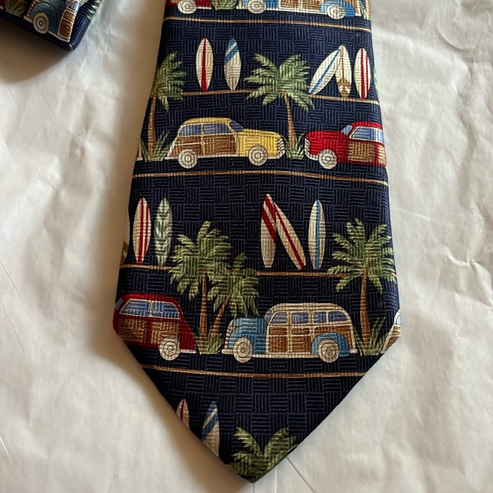 Silk Talbots Kids Youth Tie Woody Surfboard Theme 🏄‍♂️🌴🏄🌴